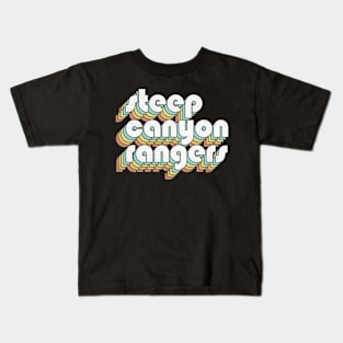 Retro Steep Canyon Rangers Kids T-Shirt